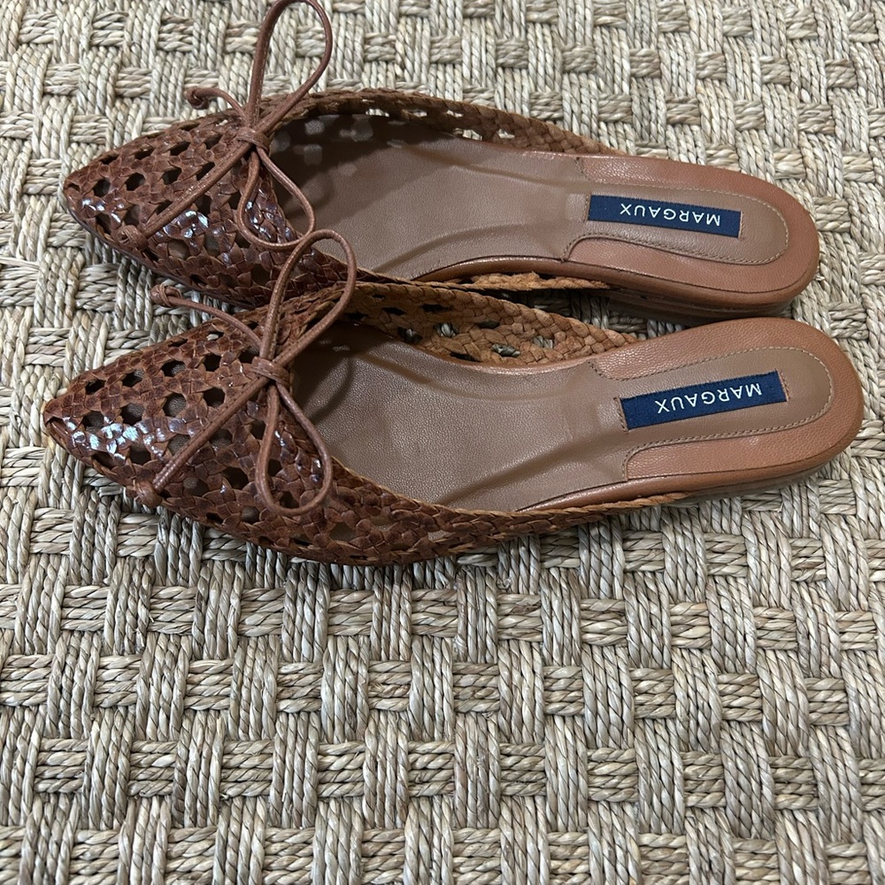 NEW Margaux - The Ballet Mule - Saddle Woven Leather - Picture 4 of 6